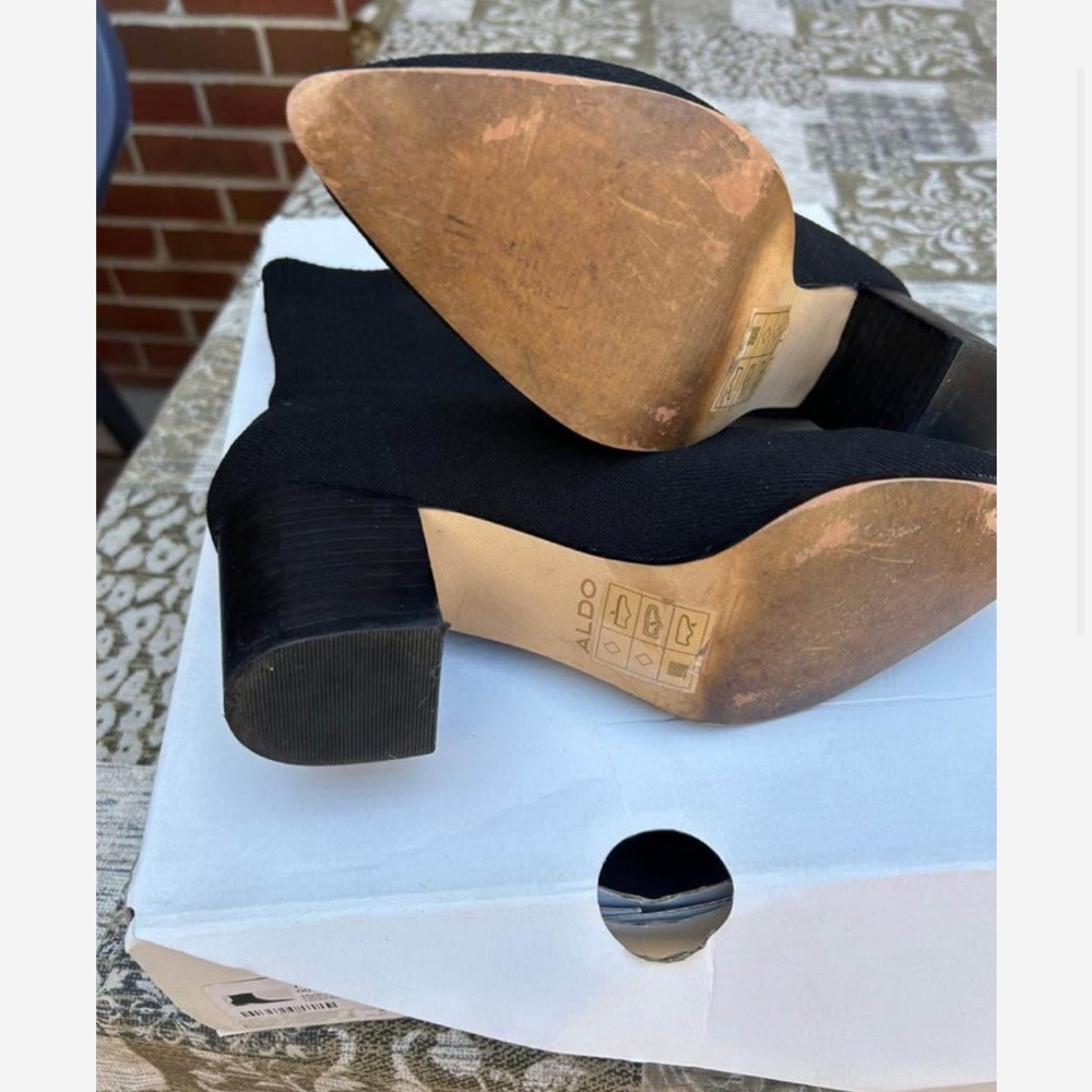 Priella Black Ankle Boots - Picture 2 of 4